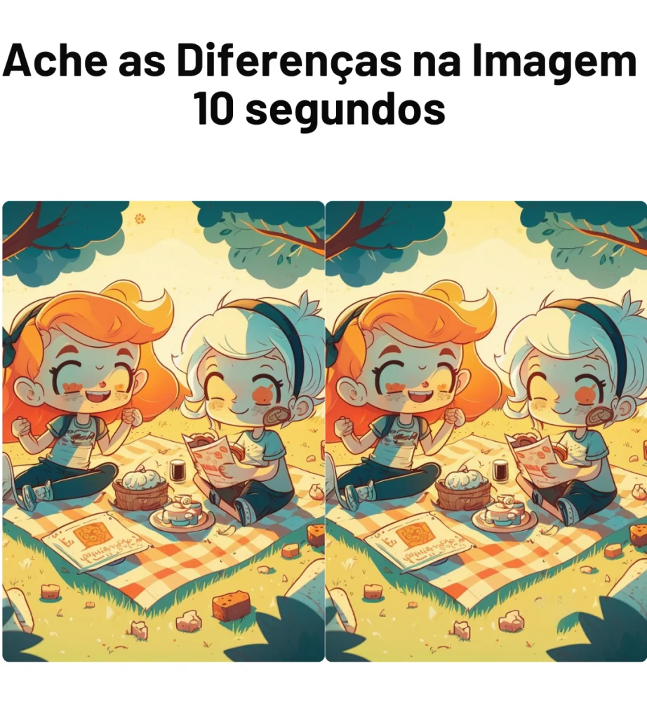 Emcontre a difrença na imagem